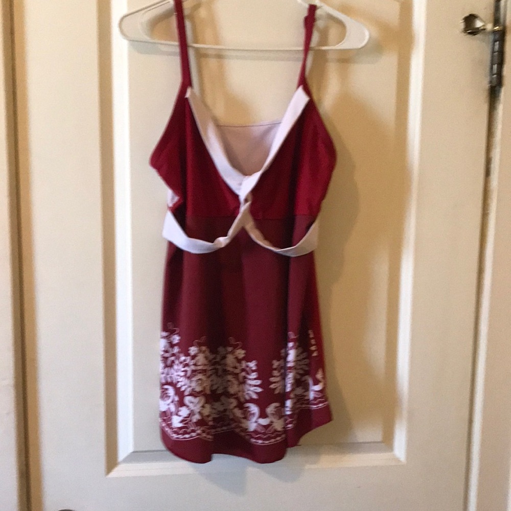 Rose Gal tankini Like New 1X (Size 16)